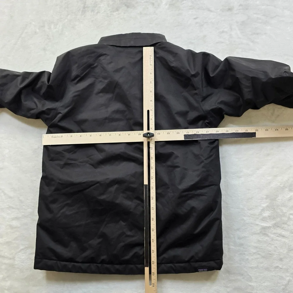Patagonia H2No Insulated Jacket Kids Medium 10 Black‎ Polyester Waterproof SKI